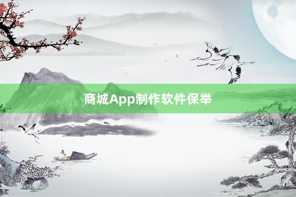 商城App制作软件保举